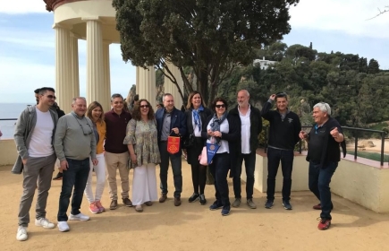 La visita del RC Comté du Foix a Santa Susanna